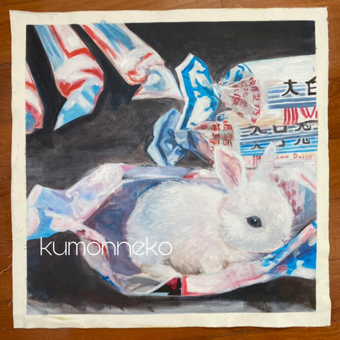 《大白兔奶糖》Acrylic on Canvas